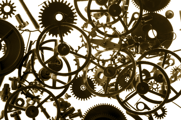 Backlit watch parts with some detail Backlit watch parts with some detail