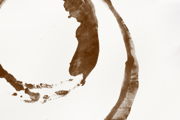 Coffee cup stain Coffee cup stain